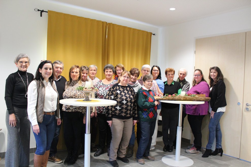 miteinander genossen.