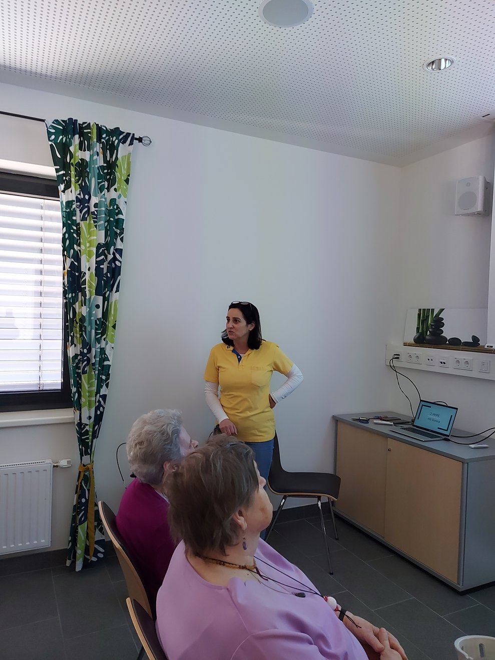 Schon zu Beginn der Präsentation...