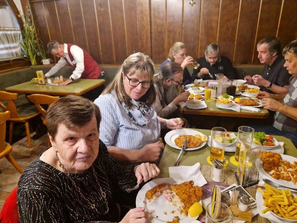 und zwar am Besten mit einem leckeren Schnitzerl.