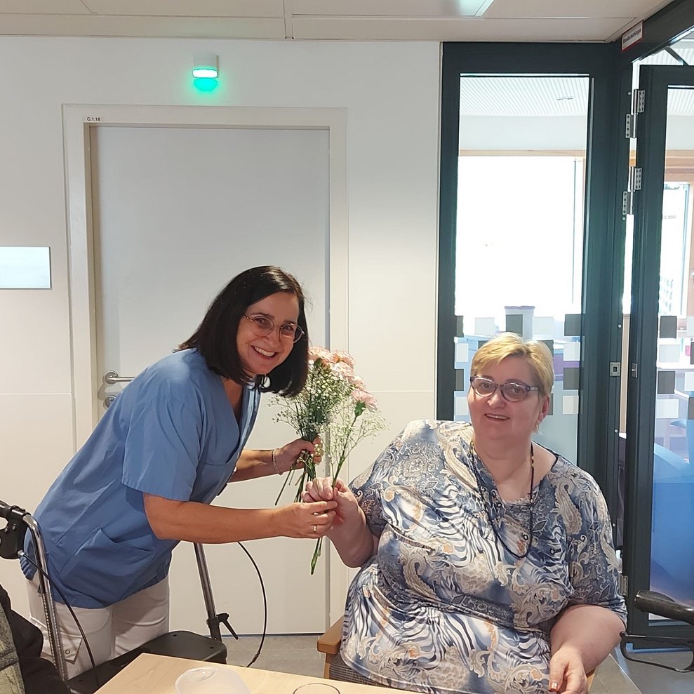 Natürlich durfte ein kleines Geschenk,...