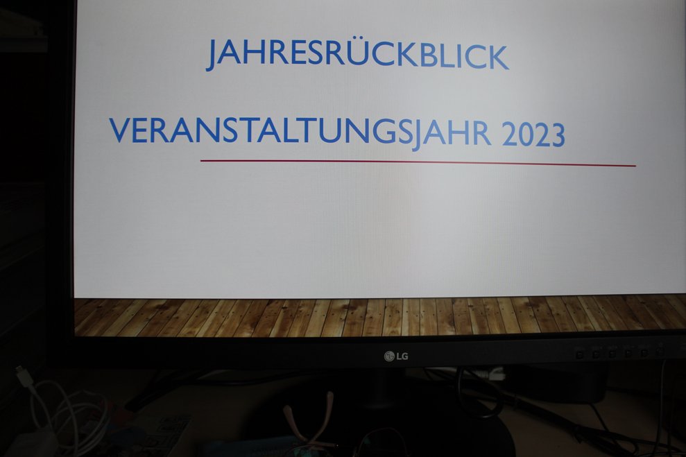 Als sich dann alle eingefunden hatten und der Seminarraum voll war...