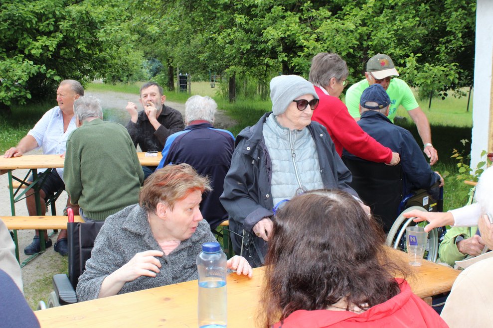 Nach einer kurzen Rast...