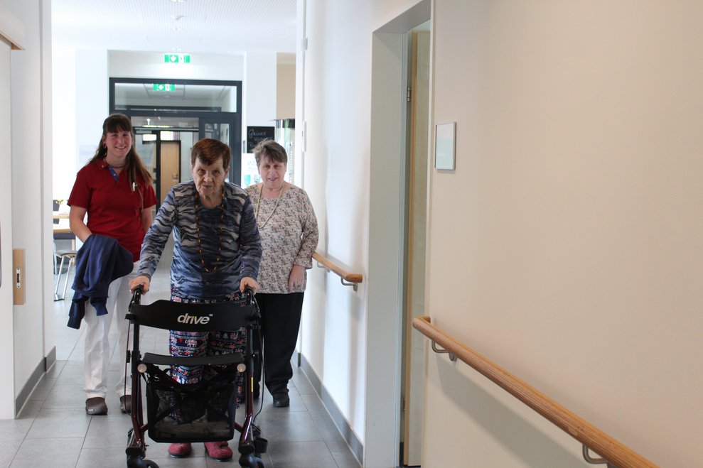 Schon früh kamen unsere Bewohnerinnen und Bewohner...