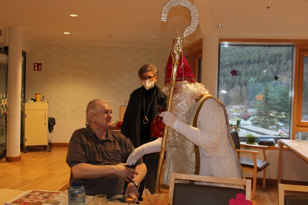 Es war viel Freude über den Besuch zu spüren...