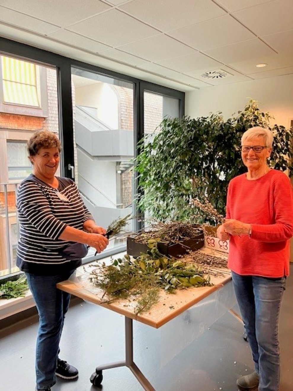 halfen uns wieder unsere Ehrenamtlichen,...