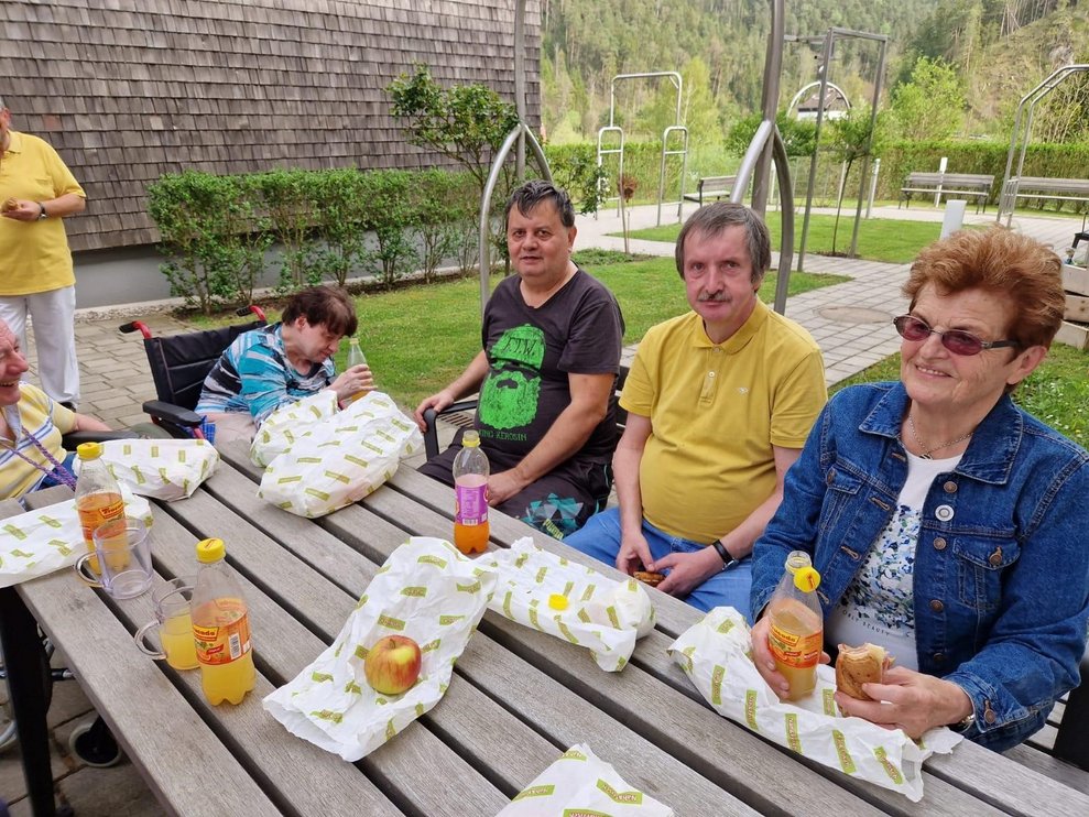 und quatschten über diesen erfolgreichen Tag.
