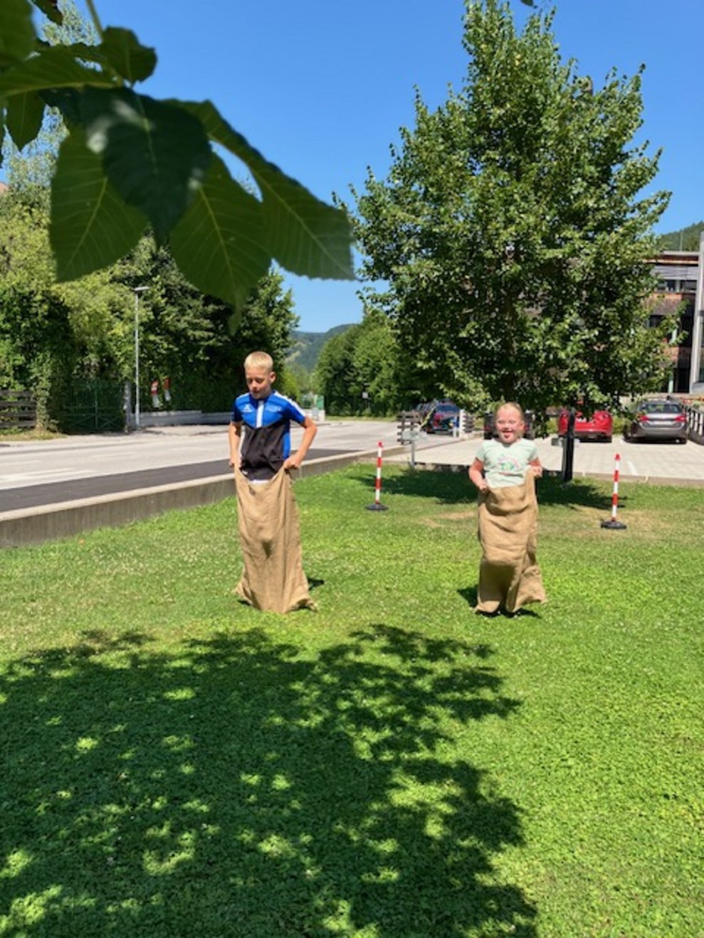 wilden Sackhüpfen,...
