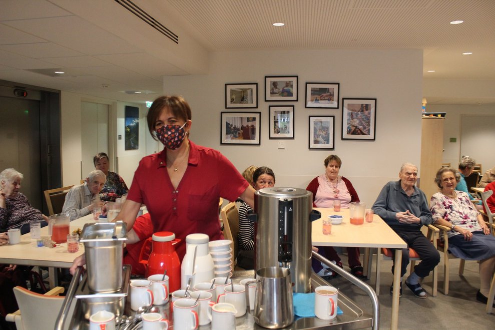 gab es noch einmal eine Stärkung...