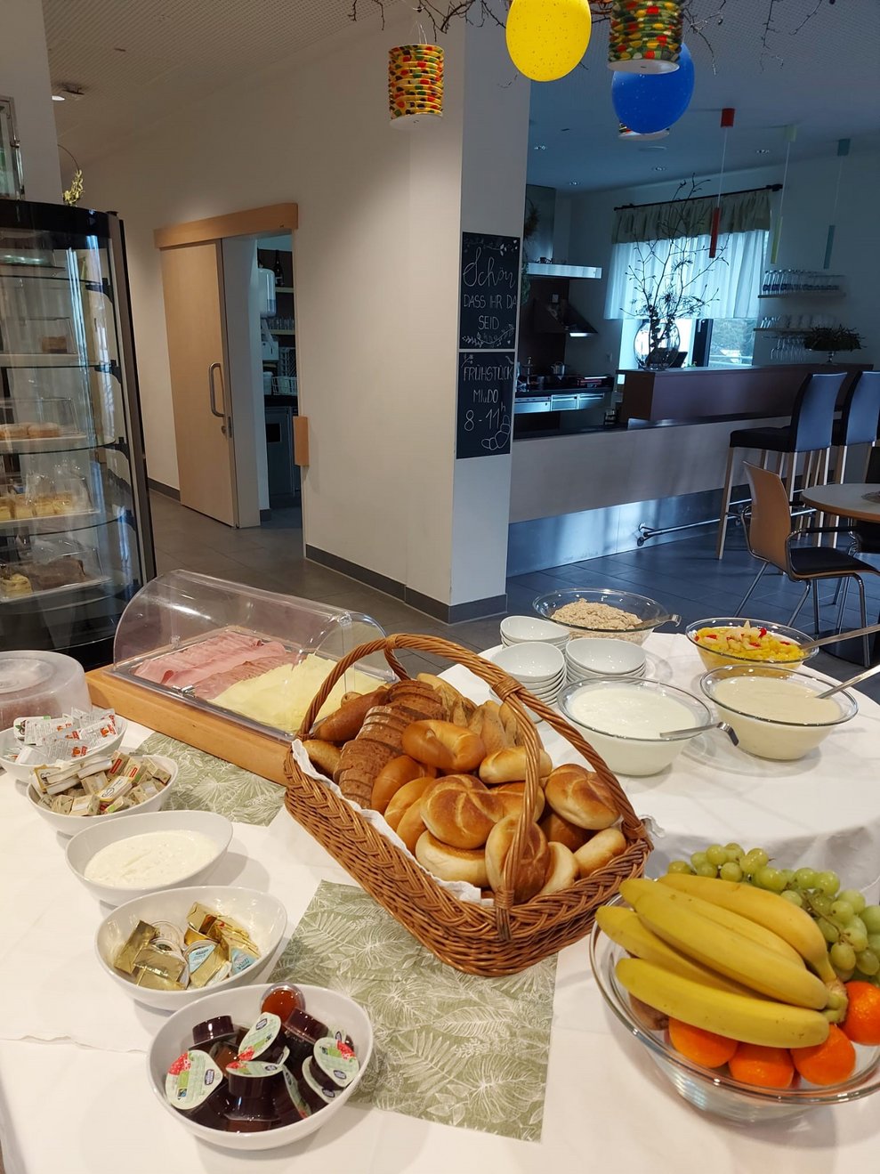 und ein reichliches Buffet...