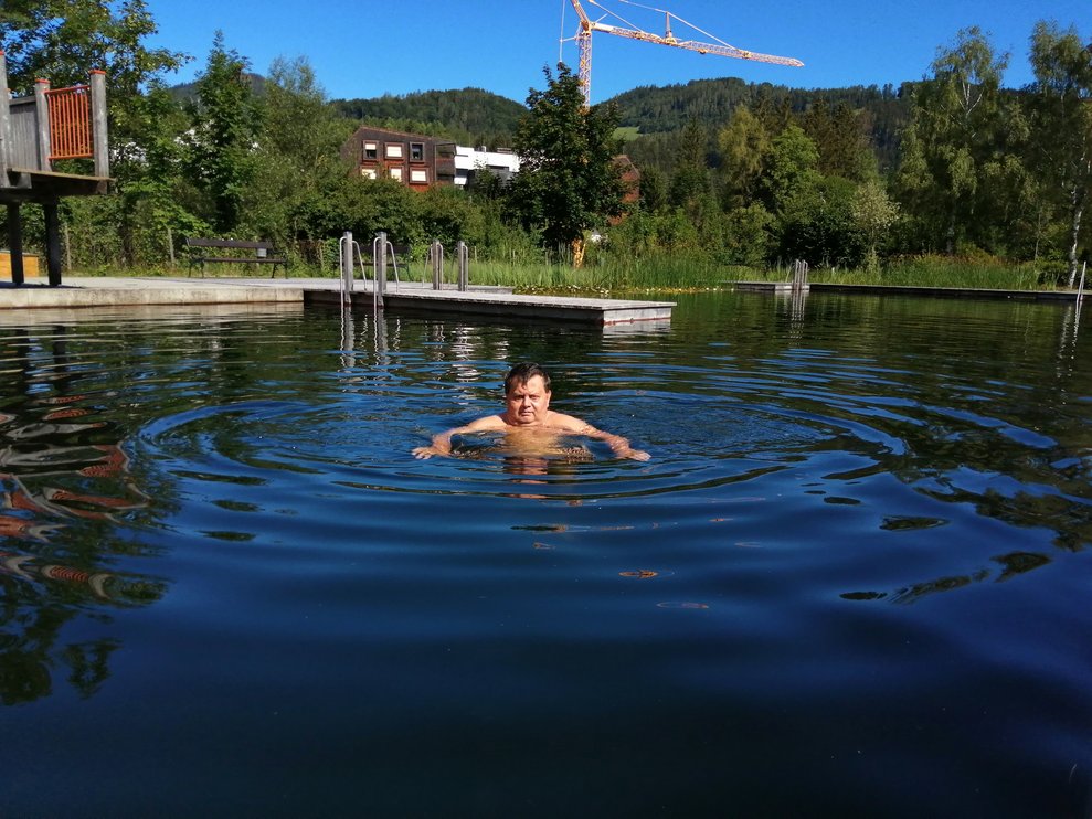 Besuch Naturschwimmbad