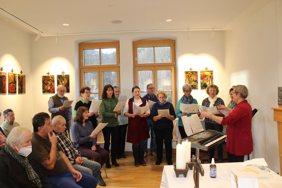 Der Kirchenchor der Gemeinde Türnitz...