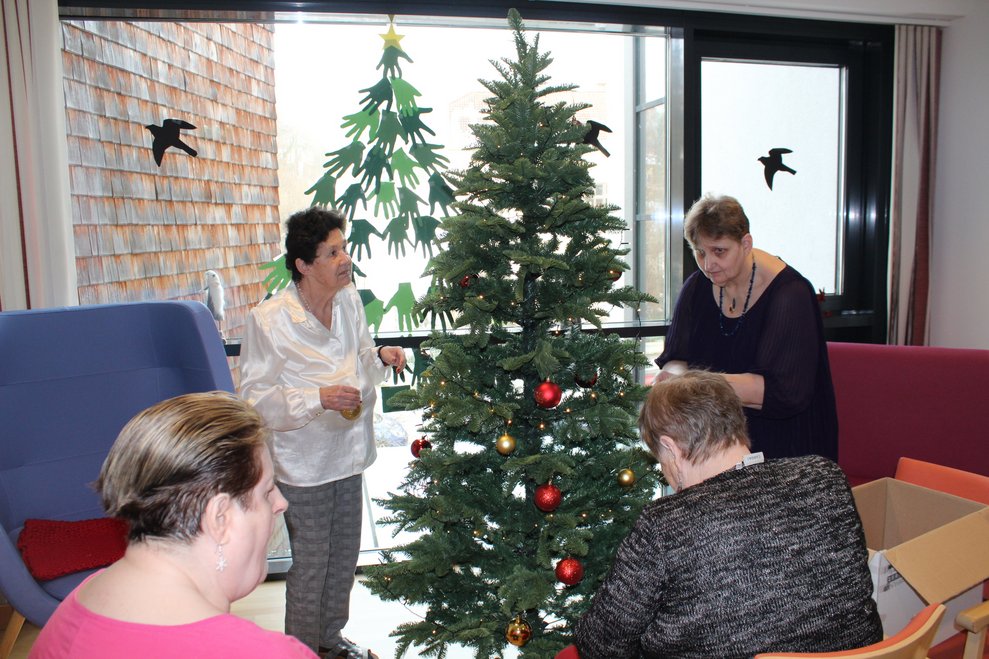 Nicht nur in den Wohngruppen selbst...