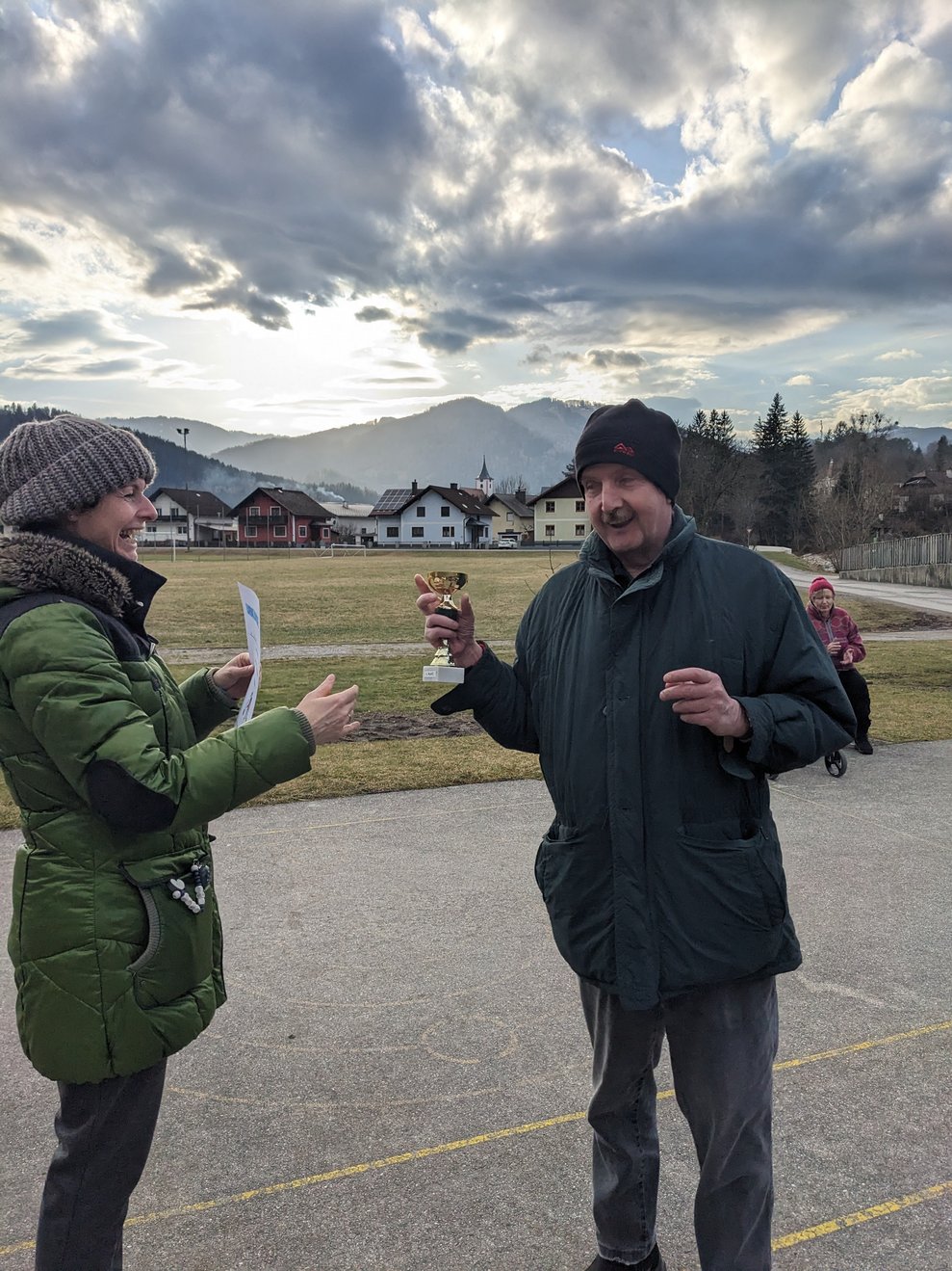 und den ersten Platz belegte Herr Speiser.